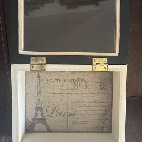 Paris decorative box. Paris Fabric inside - Picture 4 of 4